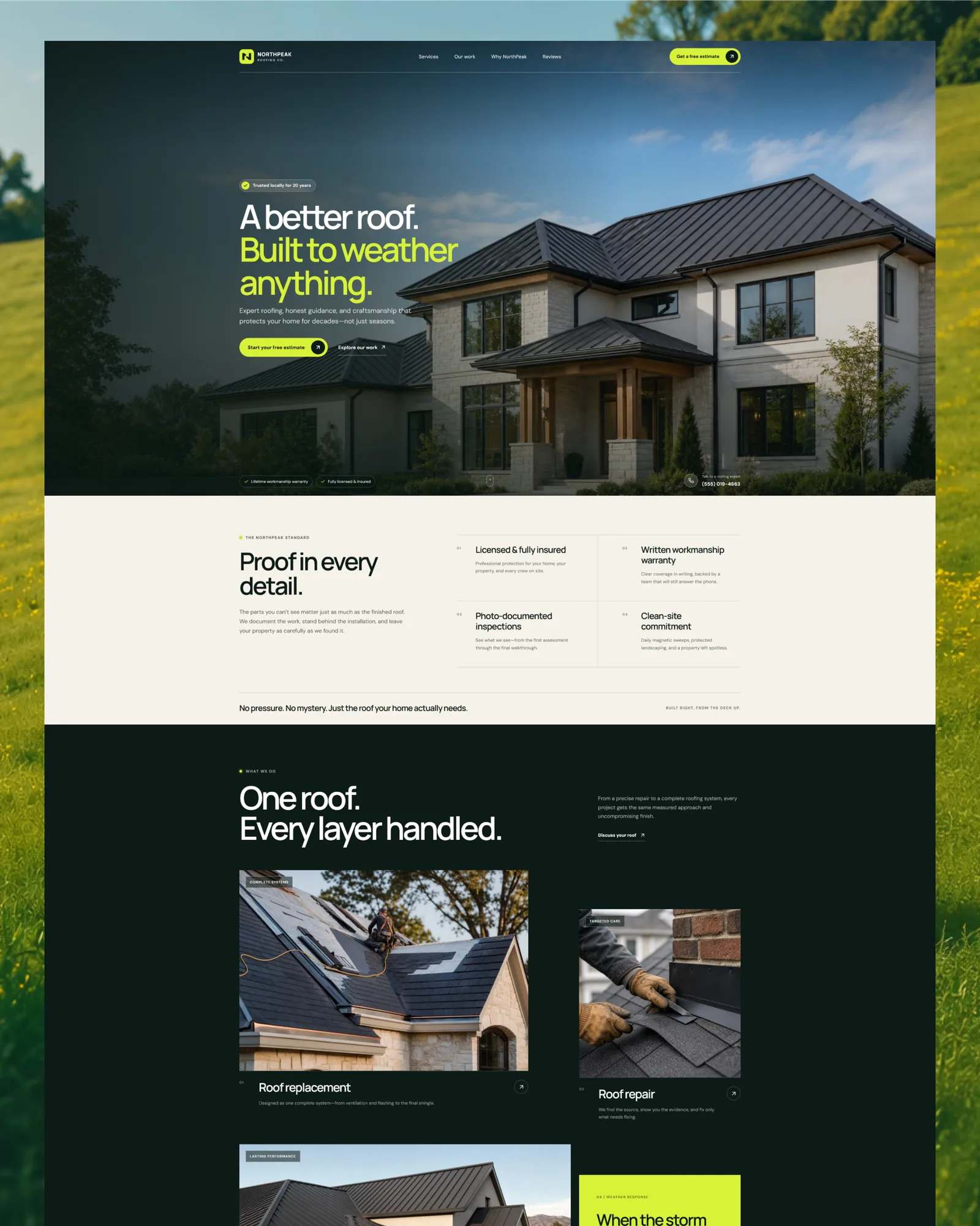 NorthPeak website preview